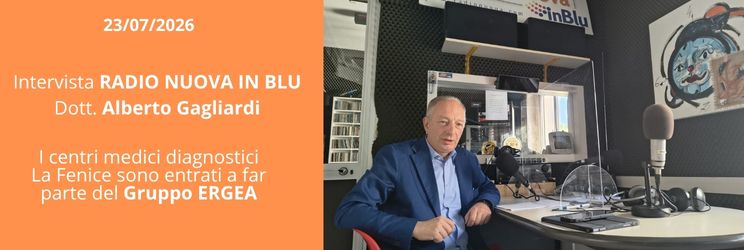  I centri medici diagnostici La Fenice sono entrati a far parte del gruppo ERGEA - Intervista Radio Nuova inBlu