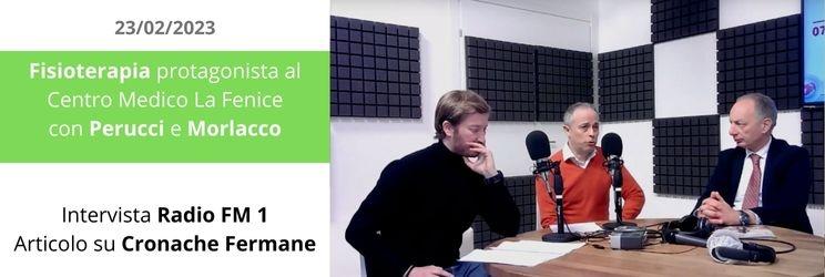 Fisioterapia protagonista al Centro Medico La Fenice. Perucci e Morlacco a Radio FM1