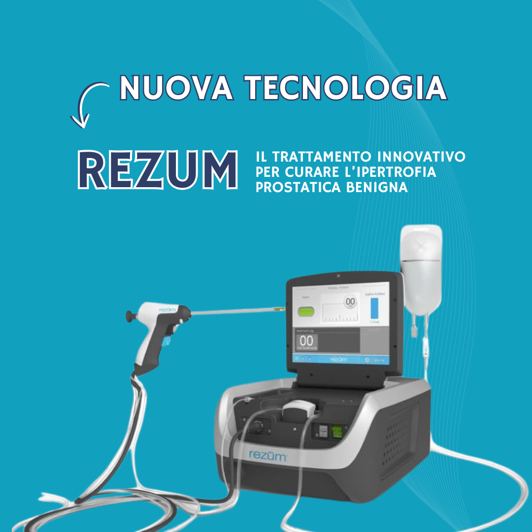 Rezum – Terapia con vapore acqueo per l'ipertrofia prostatica benigna